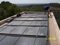 Juli 2007 - Bauvorhaben Felanitx - Schwimmbadverrohrung der gelieferten Materialien der Firma Behnke